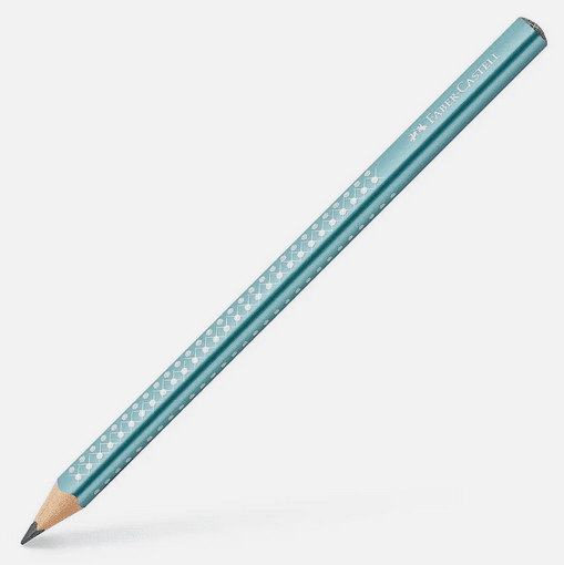 FABER-CASTELL Jumbo Bleistift Sparkle Ocean Metallic B