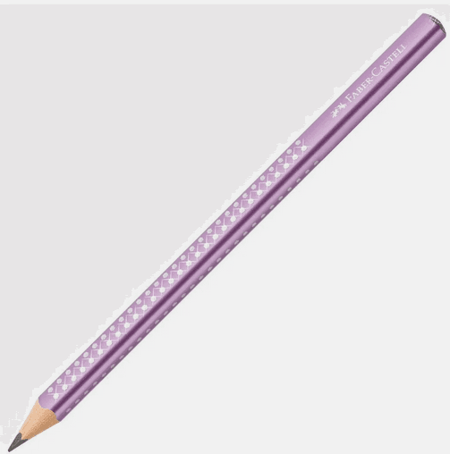 FABER-CASTELL Jumbo Bleistift Sparkle Violet Metallic B