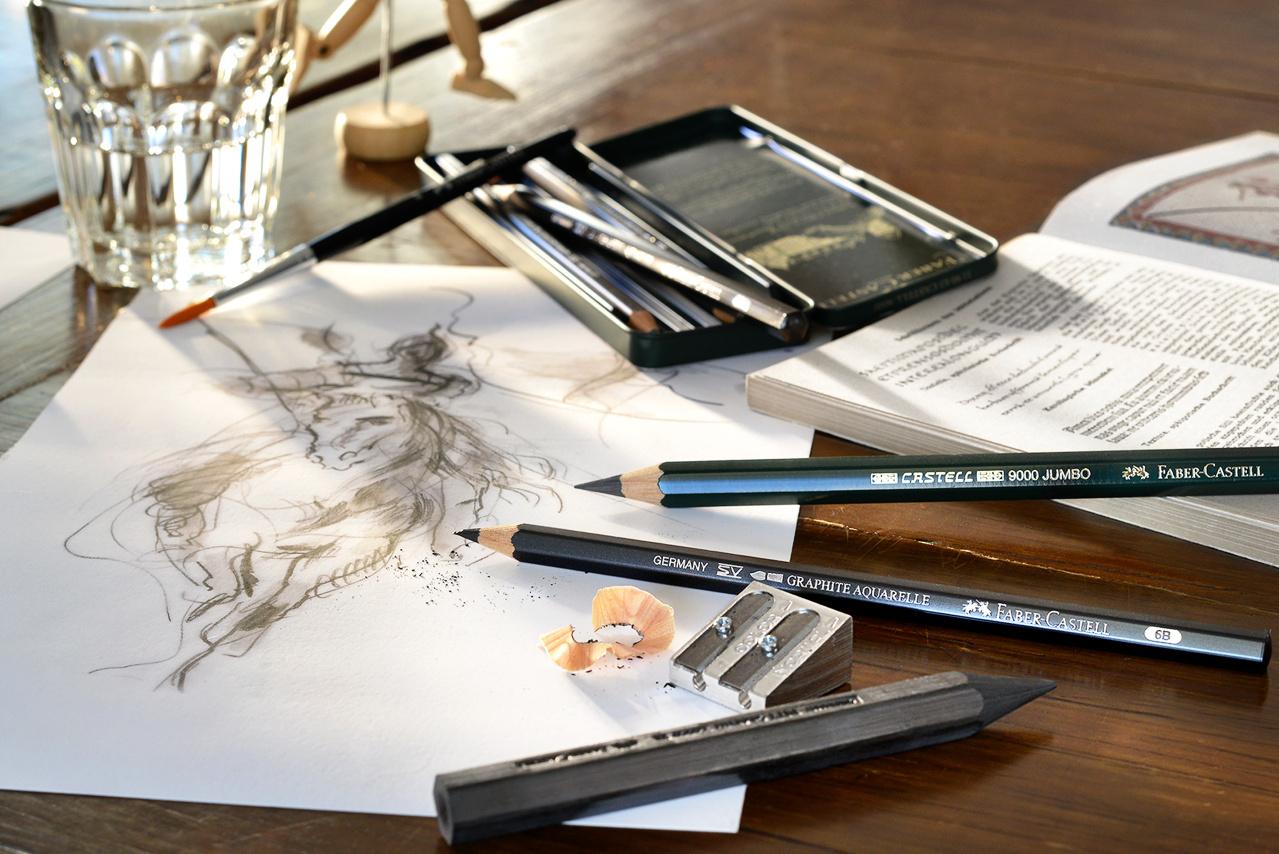Produktbild FABER-CASTELL Set Pitt Graphite klein Metalletui 3 von 3