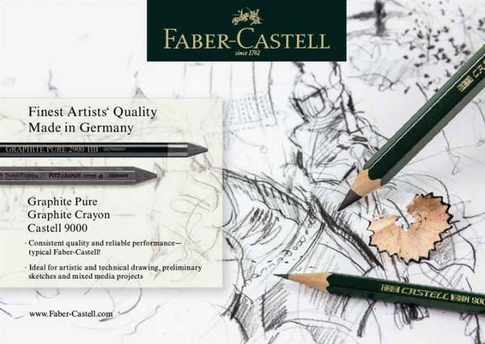 Produktbild FABER-CASTELL Set Pitt Graphite medium Metalletui 2 von 4