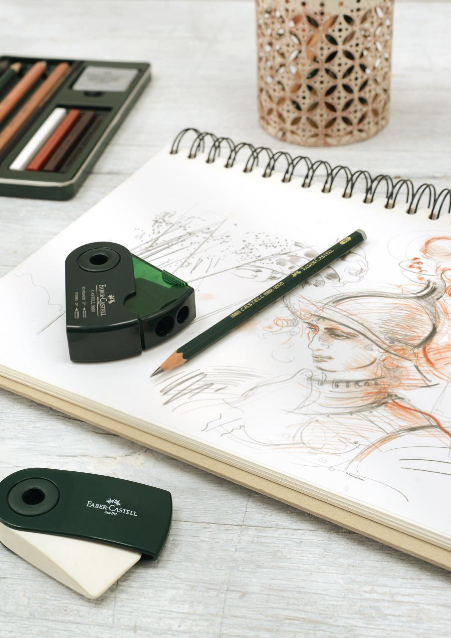 Produktbild FABER-CASTELL Set Pitt Monochrome medium Metalletui 4 von 4