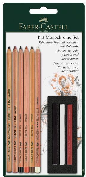 FABER-CASTELL Set Pitt Monochrome 9teilig