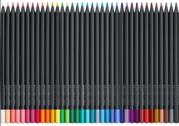 Produktbild FABER CASTELL Buntstifte Black Edition 36er Kartonetui 2 von 4