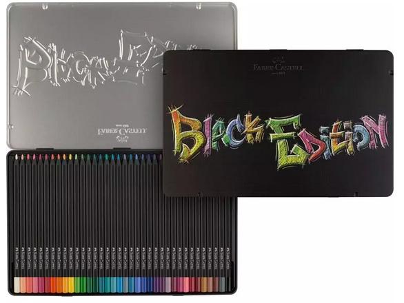 Produktbild FABER-CASTELL Buntstifte Black Edition 36er Metalletui 3 von 3