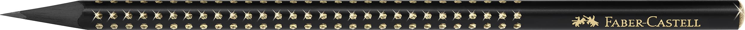 FABER-CASTELL Bleistift Sparkle Midnight Gold