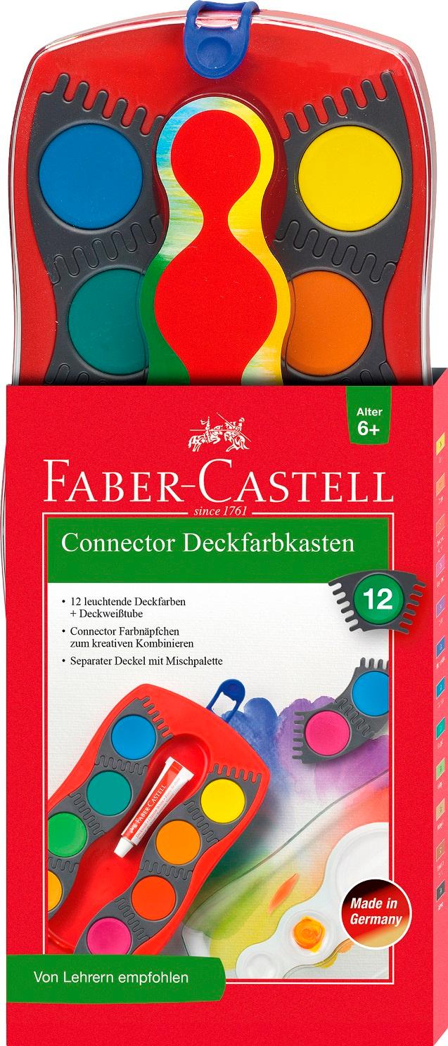 FABER-CASTELL Farbkasten Connector 12er-Kasten