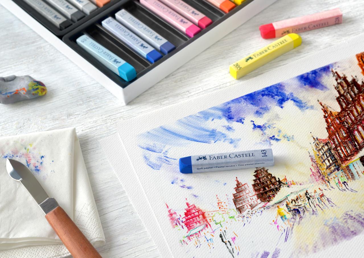 Produktbild FABER-CASTELL Softpastellkreiden 12er Kartonetui 3 von 3