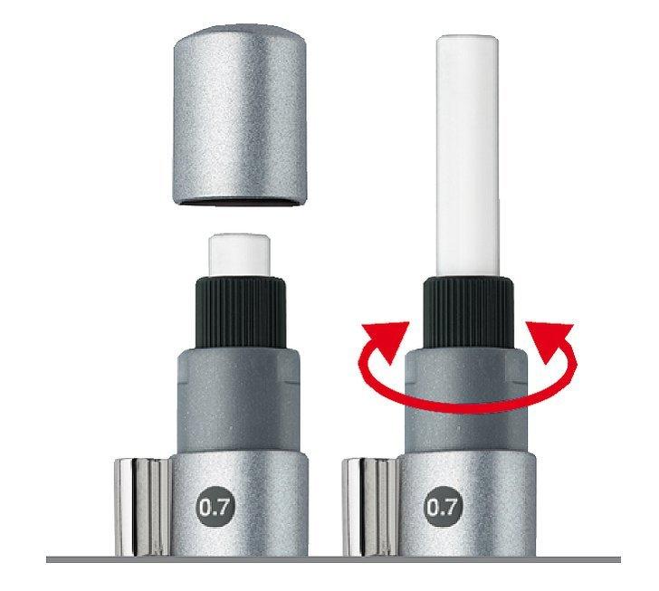 Produktbild FABER-CASTELL Druckbleistift Grip 2011 0,7 mm 3 von 7