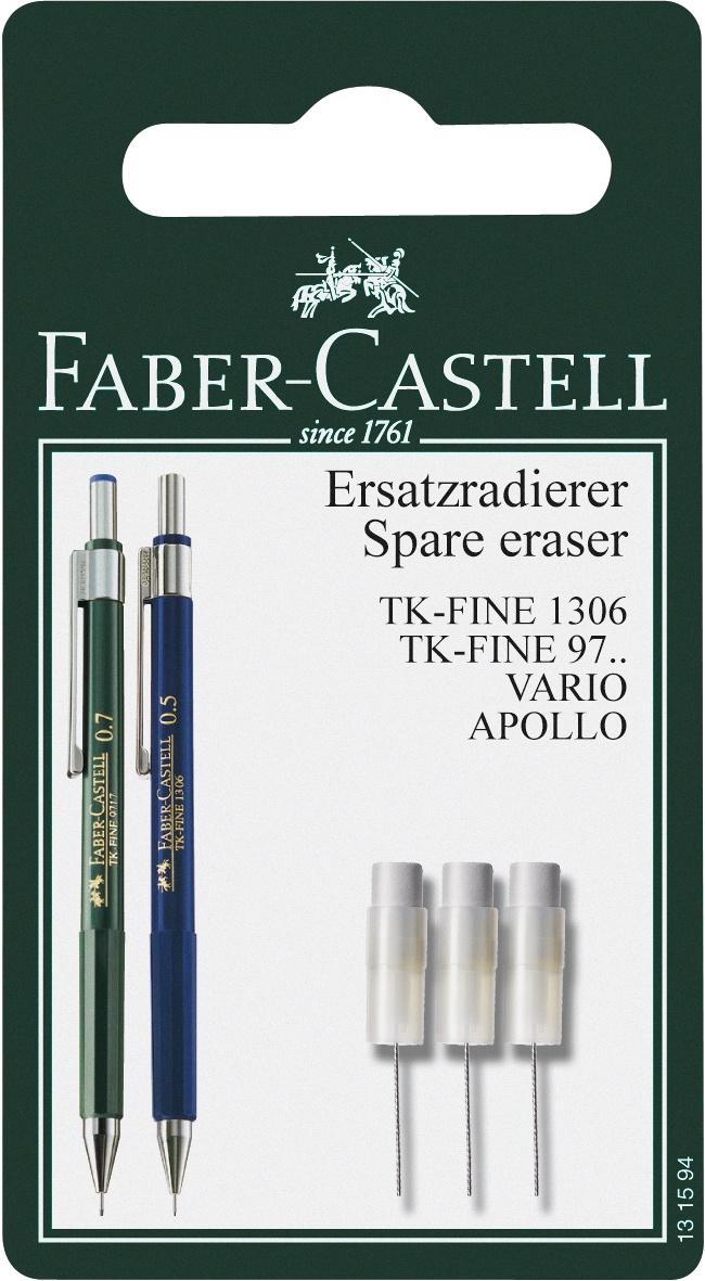 FABER-CASTELL Ersatzradierer für Druckbleistift TK FINE