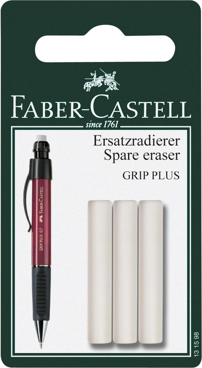 FABER-CASTELL Ersatzradierer für Druckbleistift GRIP PLUS