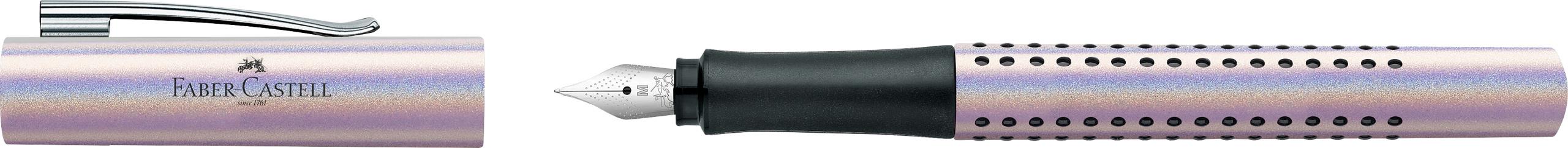 Produktbild FABER-CASTELL Füller Grip Edition Glam M pearl 5 von 5