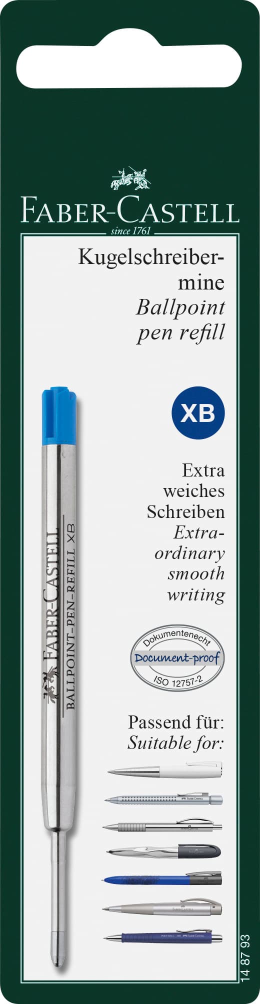 Faber-Castell Großraummine M Schwarz – Langlebig Produktbild-Vorschau 2