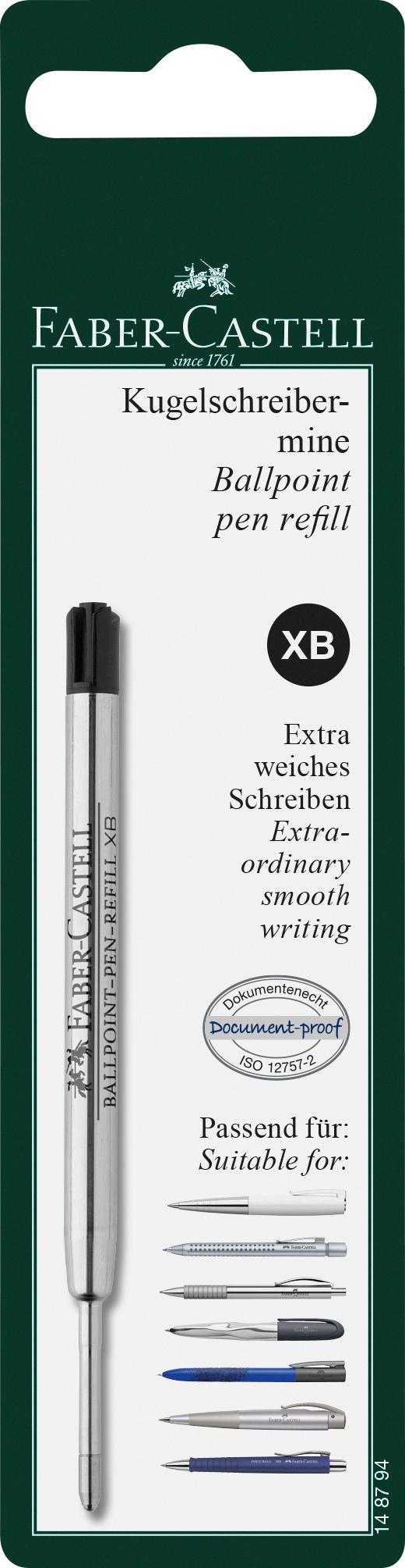 FABER-CASTELL Kugelschreiber Mine Castell Grossraummine XB