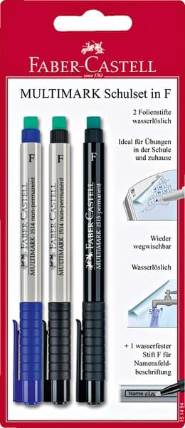FABER-CASTELL Multimark Folienstifte im 3er Set