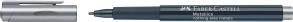 Produktbild FABER-CASTELL Metallics Marker Nr. 251 Silber 4 von 6
