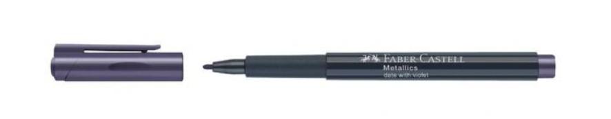 FABER-CASTELL Metallics Marker Nr. 290 Met. Violett