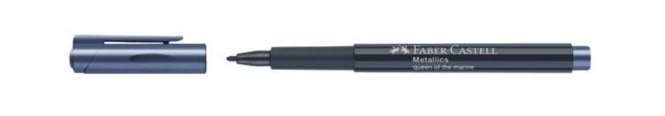 FABER-CASTELL Metallics Marker Nr. 292 Met. Blau