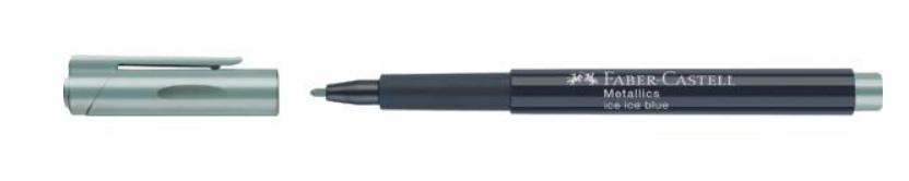 FABER-CASTELL Metallics Marker Nr. 294 Met. Grün