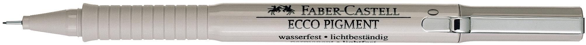 FABER-CASTELL Tintenschreiber ECCO PIGMENT 0,1 mm schwarz