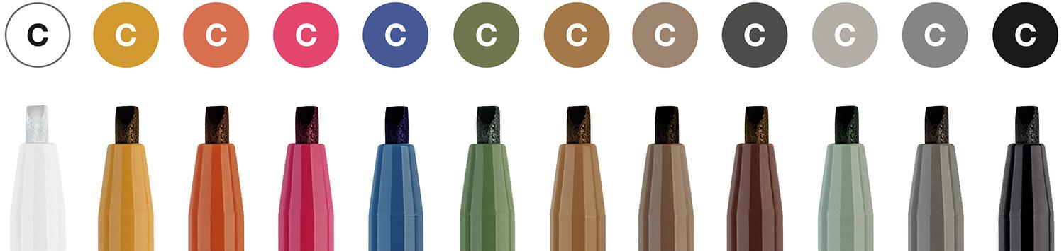 Produktbild FABER-CASTELL Tuschestift Pitt Artist Pen C 12er Box 2 von 2