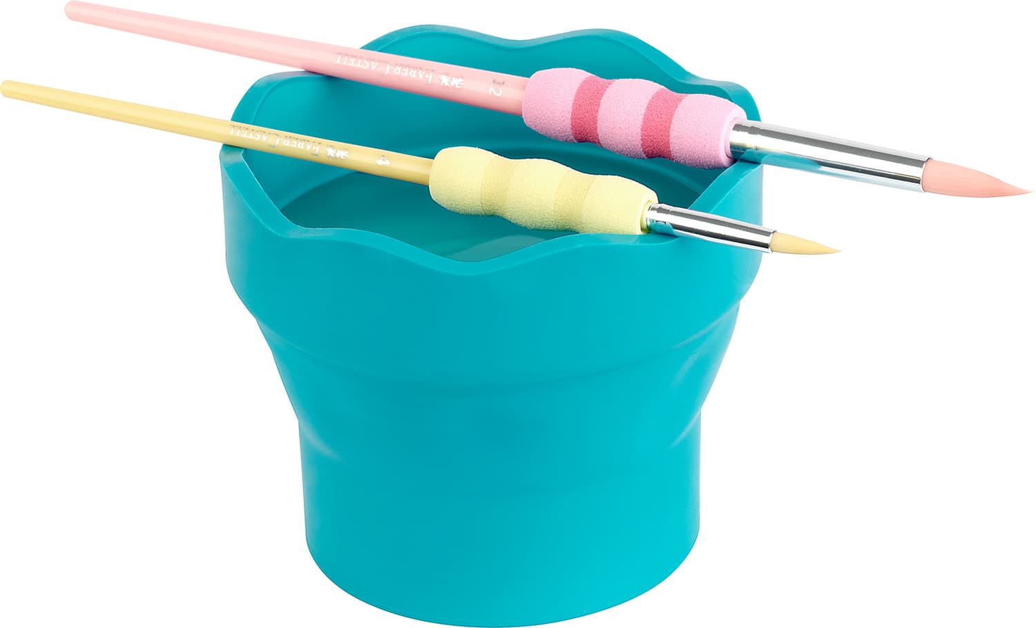 Produktbild FABER-CASTELL Wasserbecher Clic & Go türkis 3 von 3