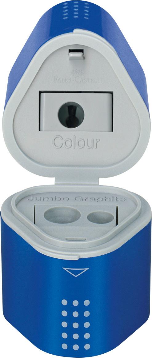 Produktbild FABER-CASTELL Spitzdose Grip 2001 3-fach Color farbig sortiert 3 von 6