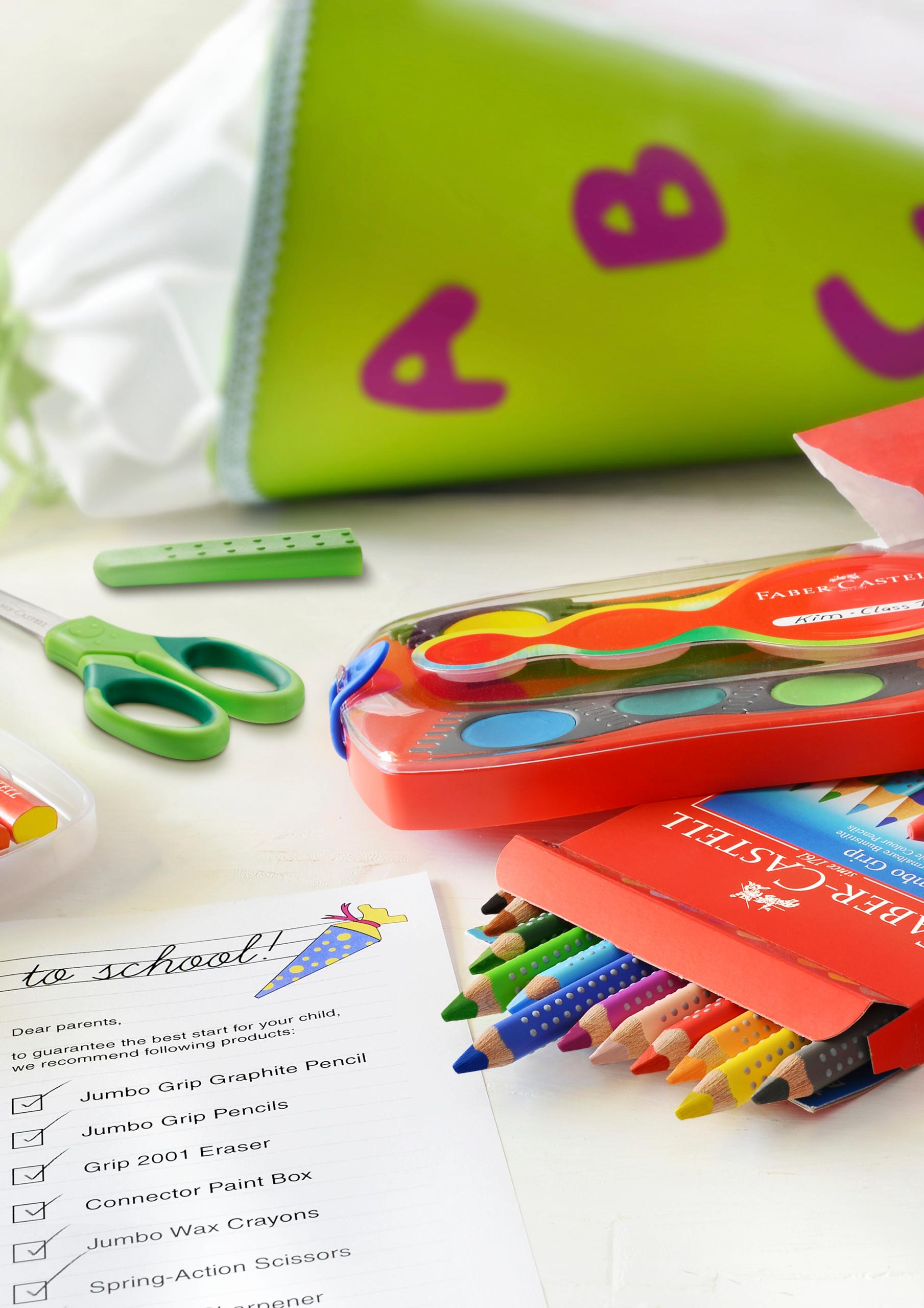 Produktbild FABER-CASTELL JUMBO Farbstift Grip 12er-Etui 5 von 6