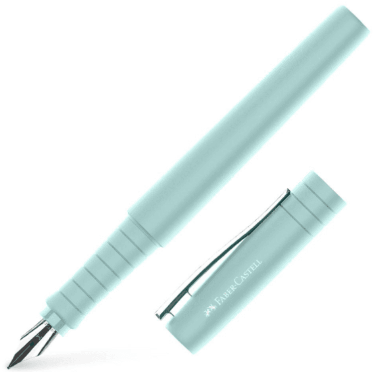 FABER-CASTELL Füller Poly Pen Feder M caribic blue