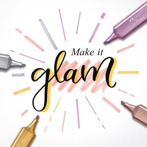 Produktbild FABER-CASTELL Textmarker 4er Set metallic 3 von 4