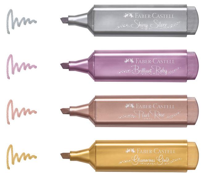 Produktbild FABER-CASTELL Textmarker 4er Set metallic 4 von 4