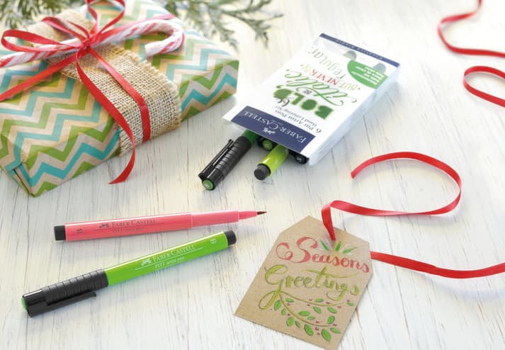 Produktbild FABER-CASTELL Tuschestift Pitt Artist Pen Lettering 6er Etui 2 von 4
