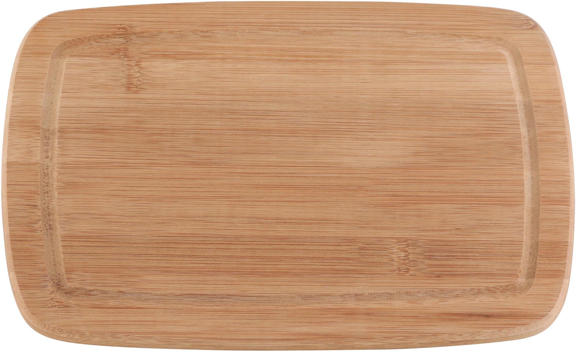 Produktbild axentia Tranchierbrett Bambus mit Saftrille 32x21cm 3 von 3