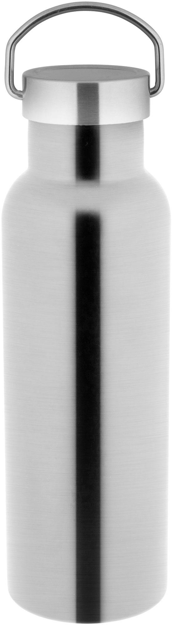 axentia Isolier-/Trinkflasche Edelstahl 0,6l