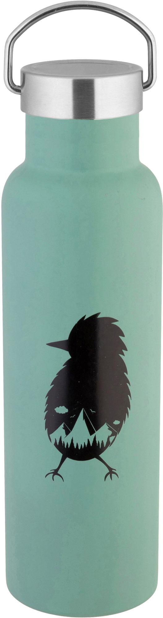 axentia Isolier-/Trinkflasche Edelstahl"Vogel"0,6l