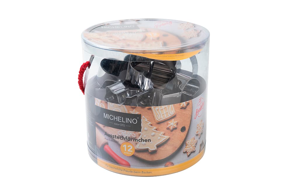 MICHELINO Ausstecher Set im Eimer 12tlg