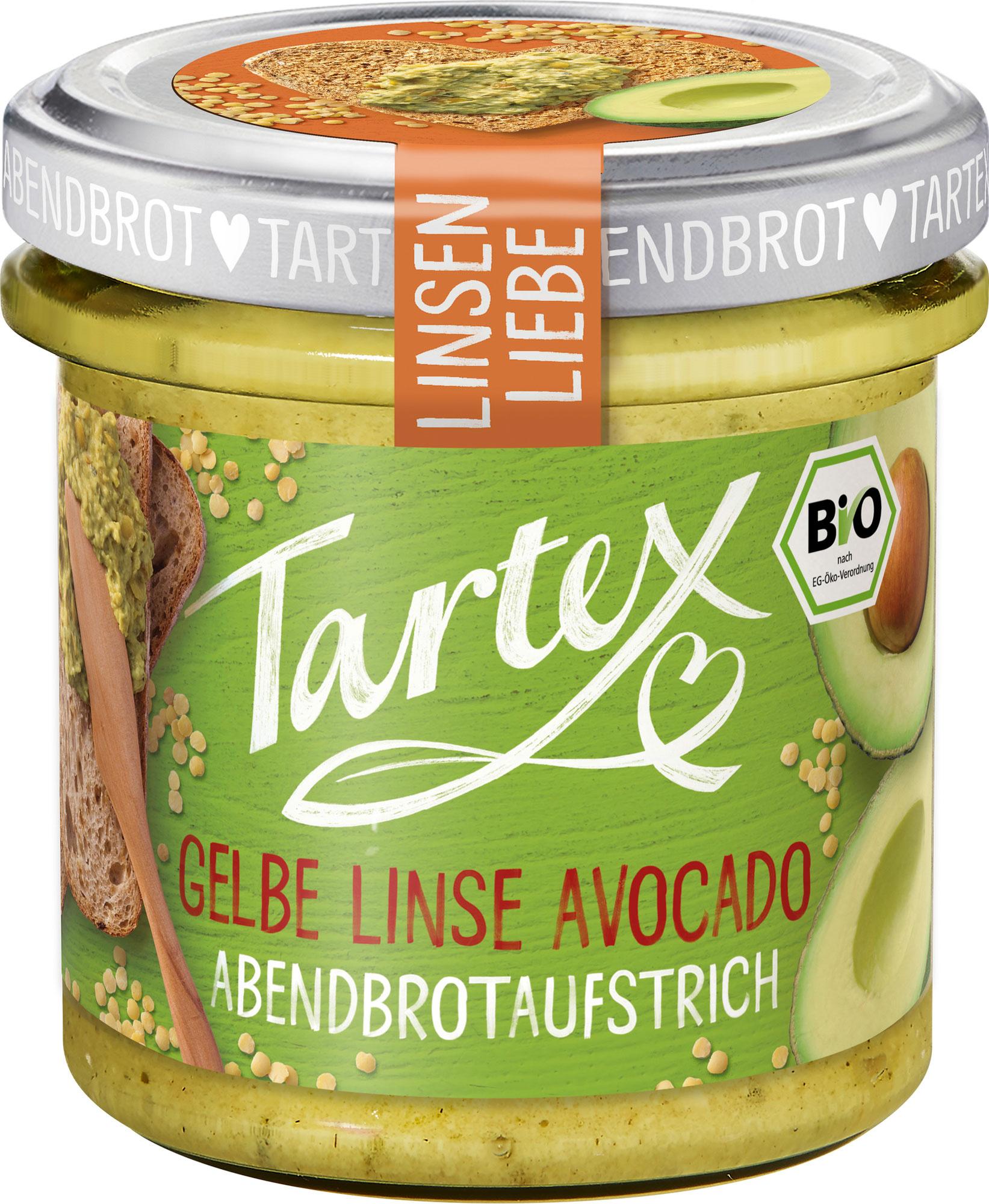 Tartex Bio Linsen Liebe Gelbe Linse Avocado