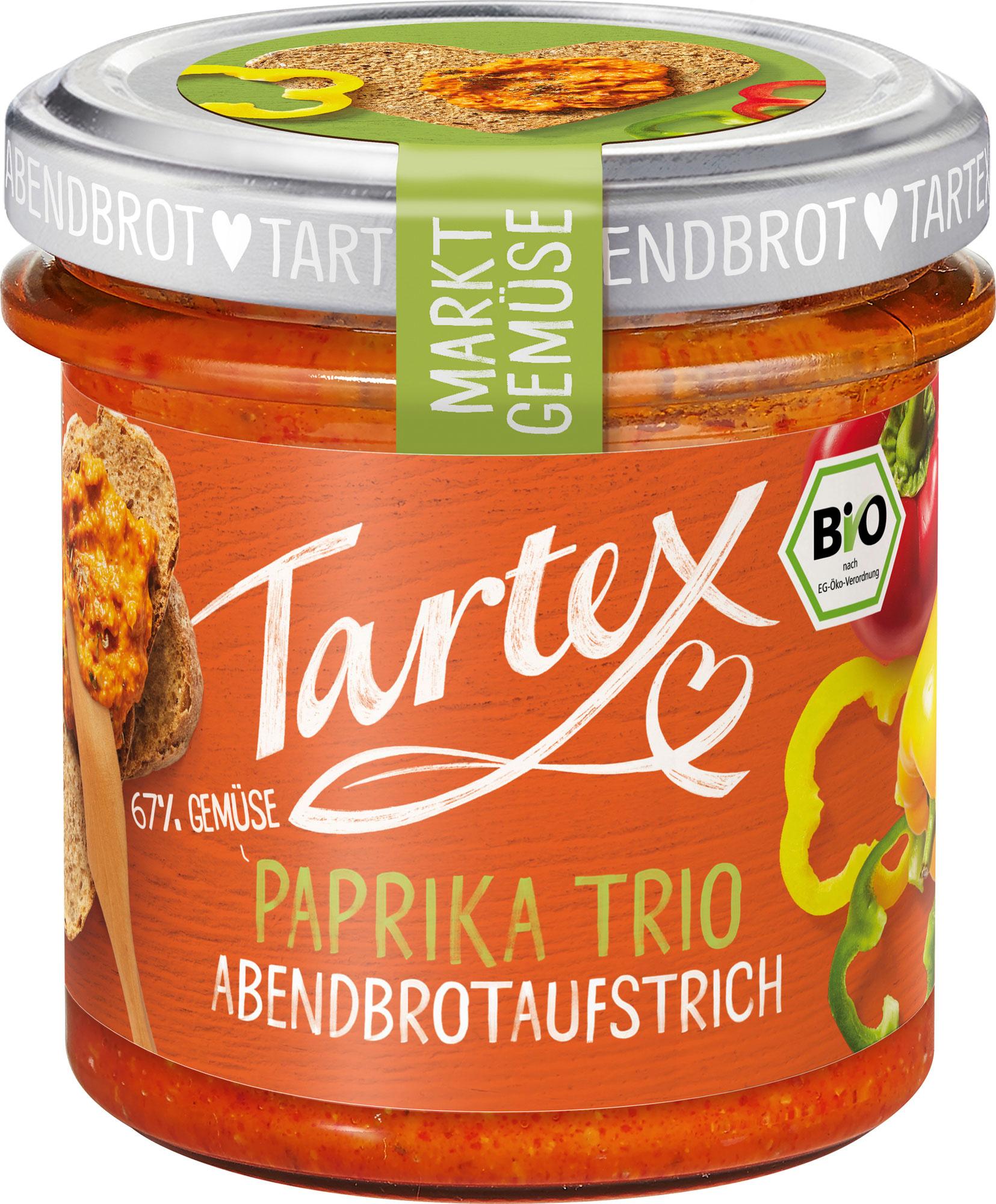Tartex Bio Marktgemüse Paprika Trio