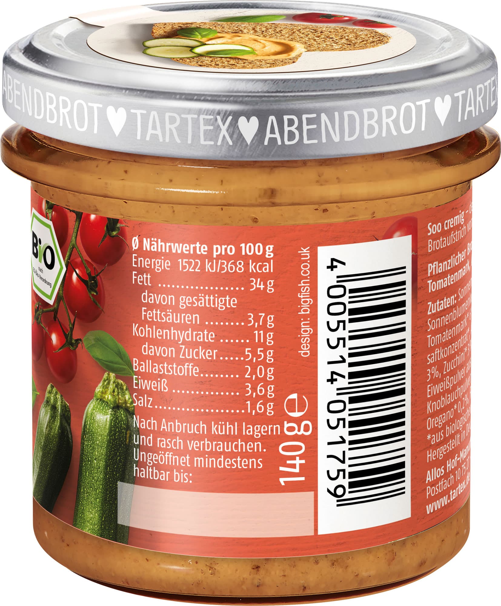 Produktbild Tartex Bio Soo cremig Toskana 3 von 3