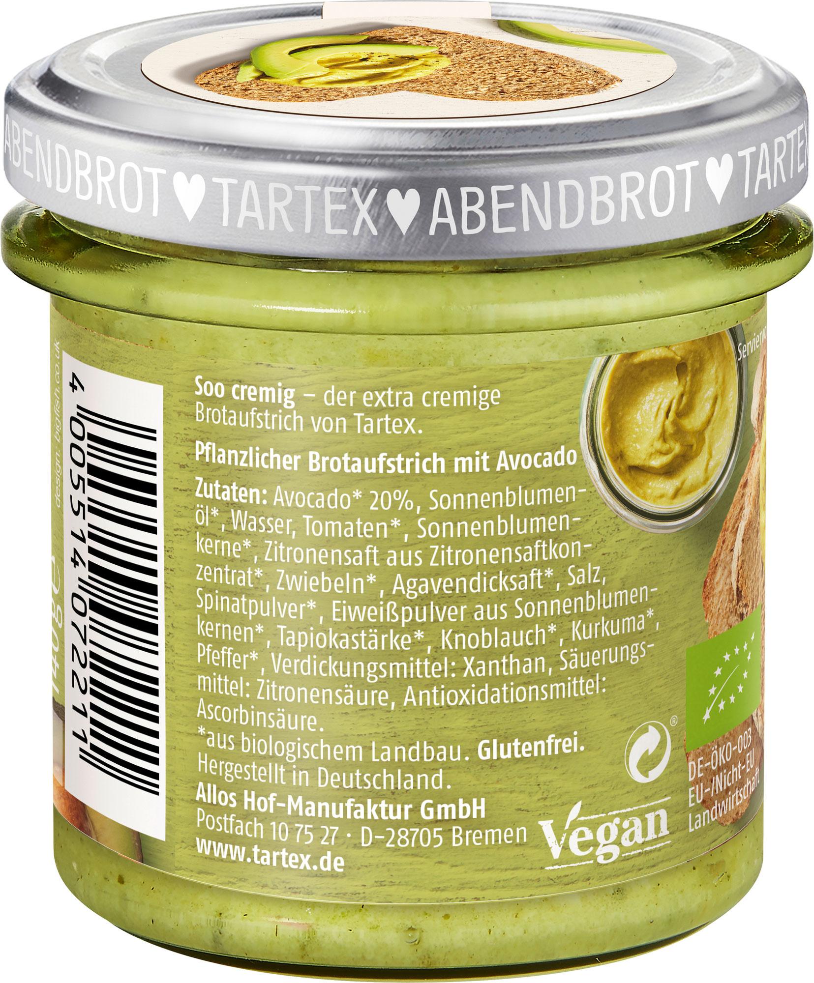 Produktbild Tartex Soo Cremig Avocado 2 von 3
