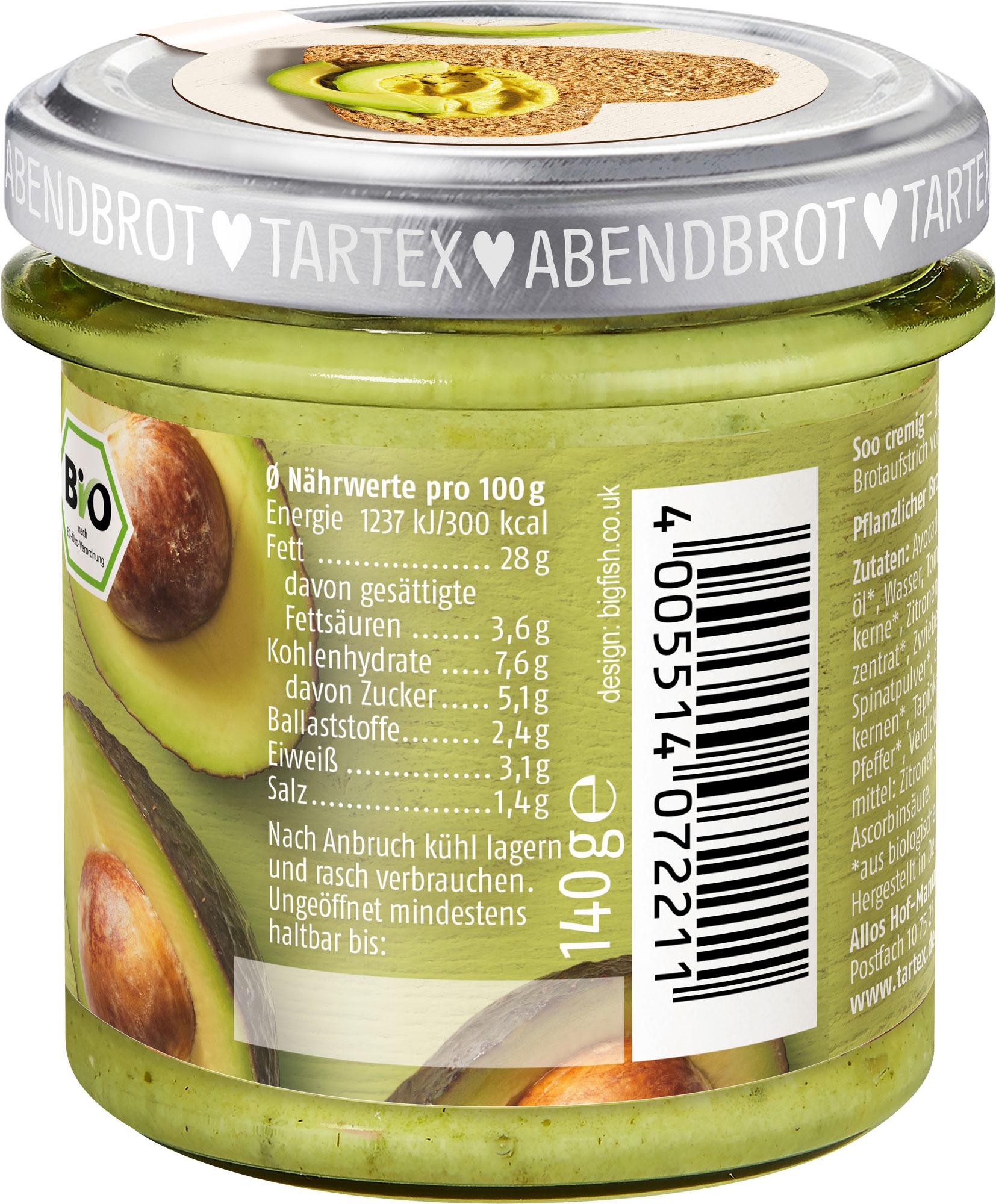 Produktbild Tartex Soo Cremig Avocado 3 von 3