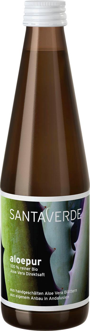Santaverde aloepur 100% reiner Aloe Vera Saft