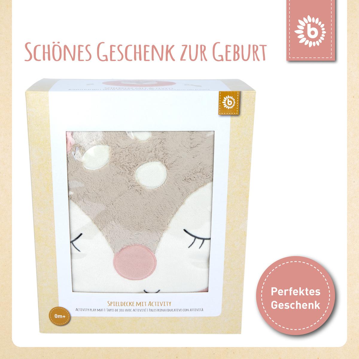 Produktbild Bieco -  Krabbeldecke Reh gepolstert 11 von 16