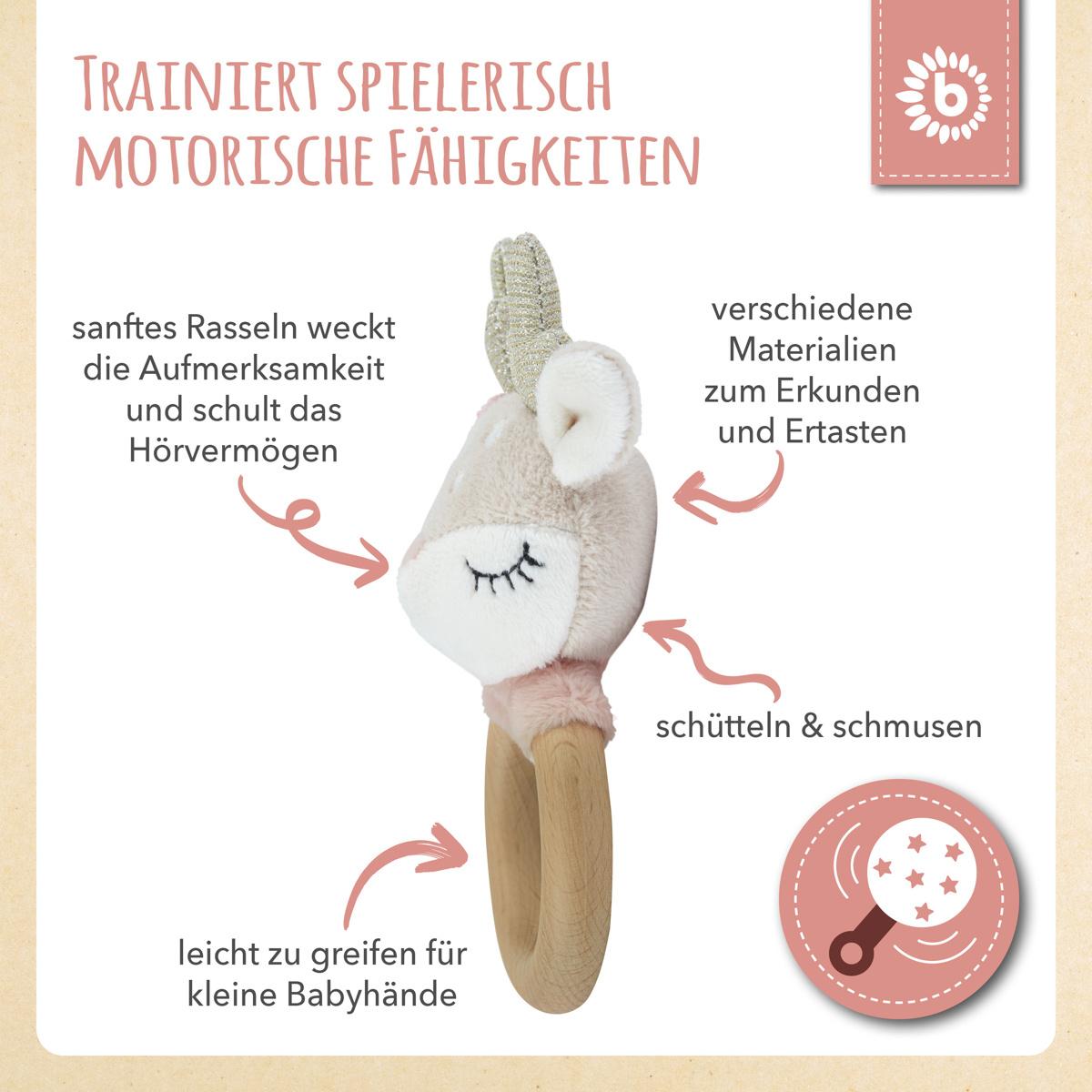Produktbild Bieco -  Greifling Reh Plüsch 9 von 10
