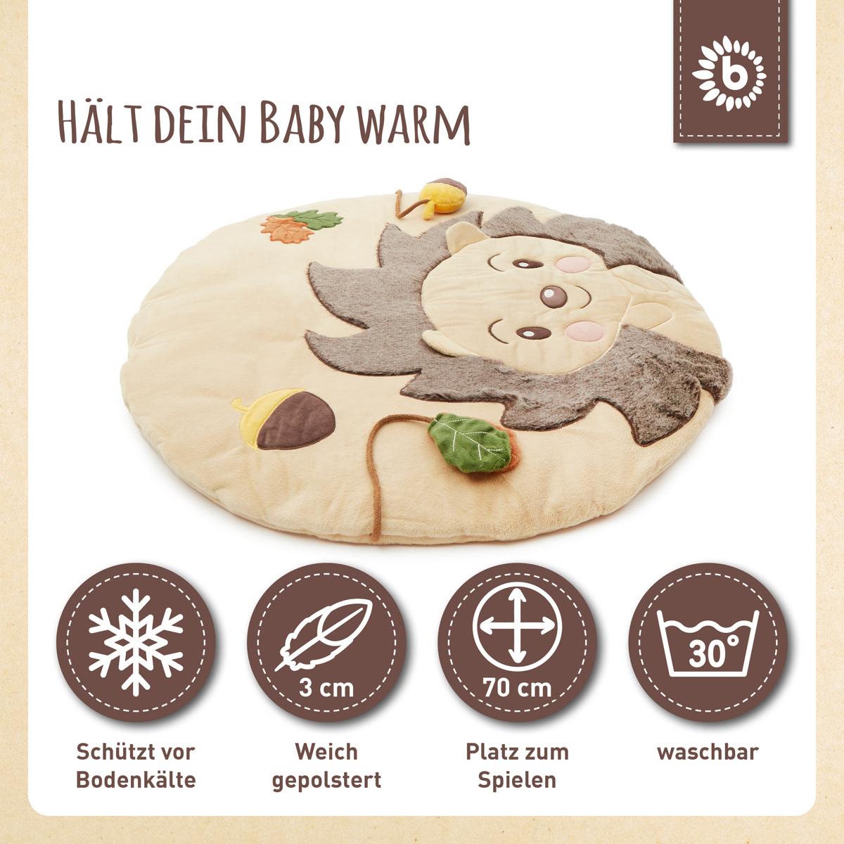 Produktbild Bieco Spieldecke Igel Piksi mit Activity 16-000100 11 von 12