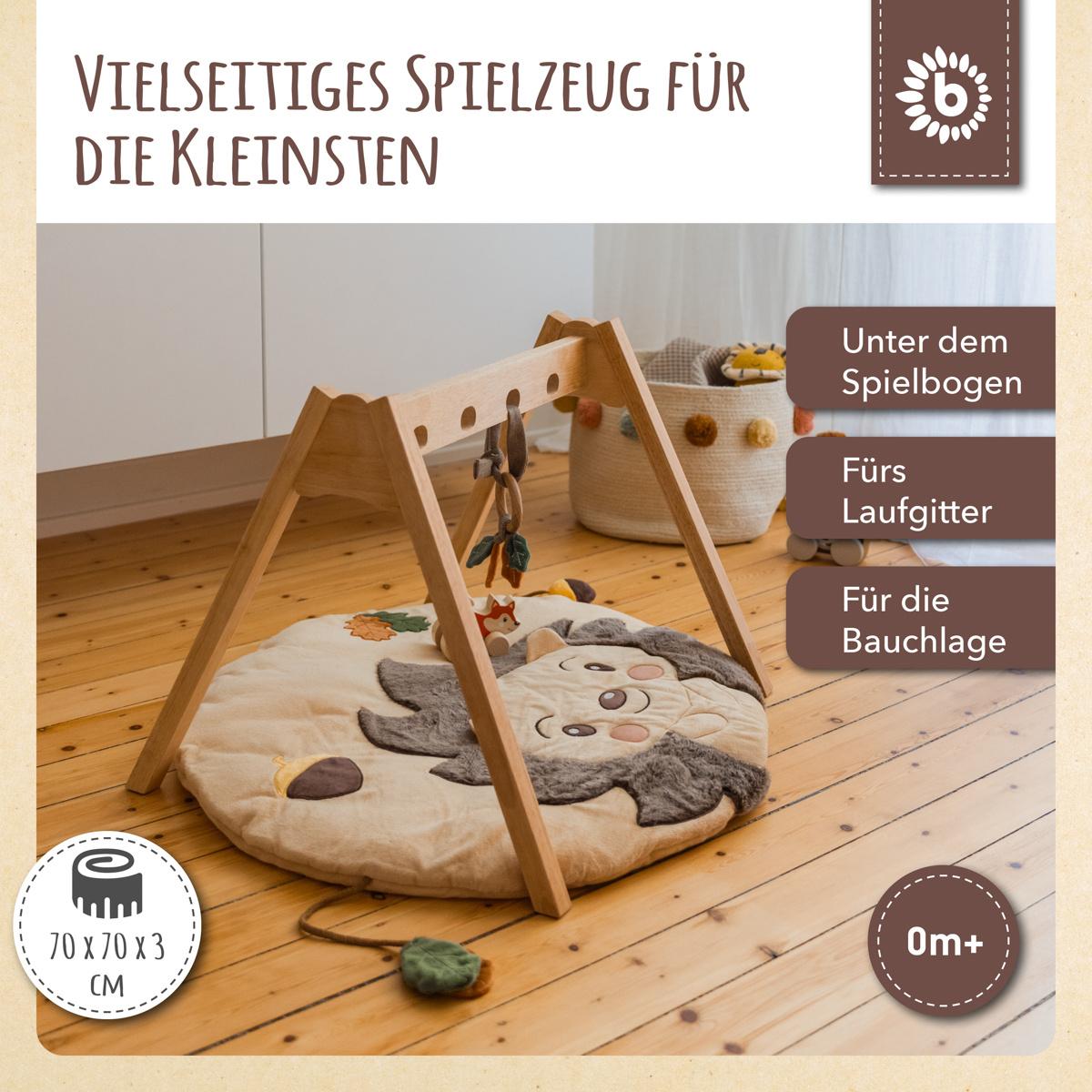 Produktbild Bieco Spieldecke Igel Piksi mit Activity 16-000100 9 von 12