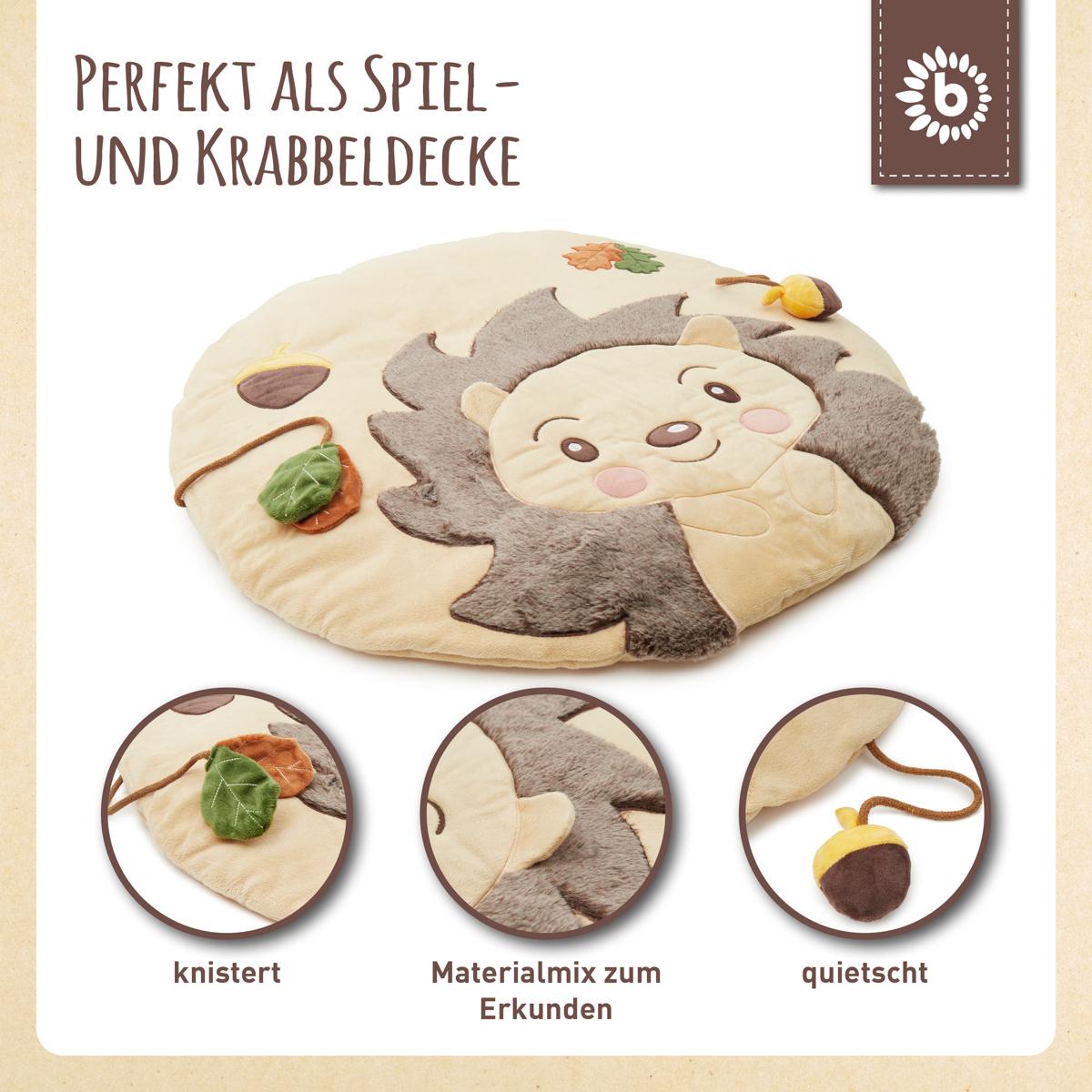 Produktbild Bieco Spieldecke Igel Piksi mit Activity 16-000100 10 von 12