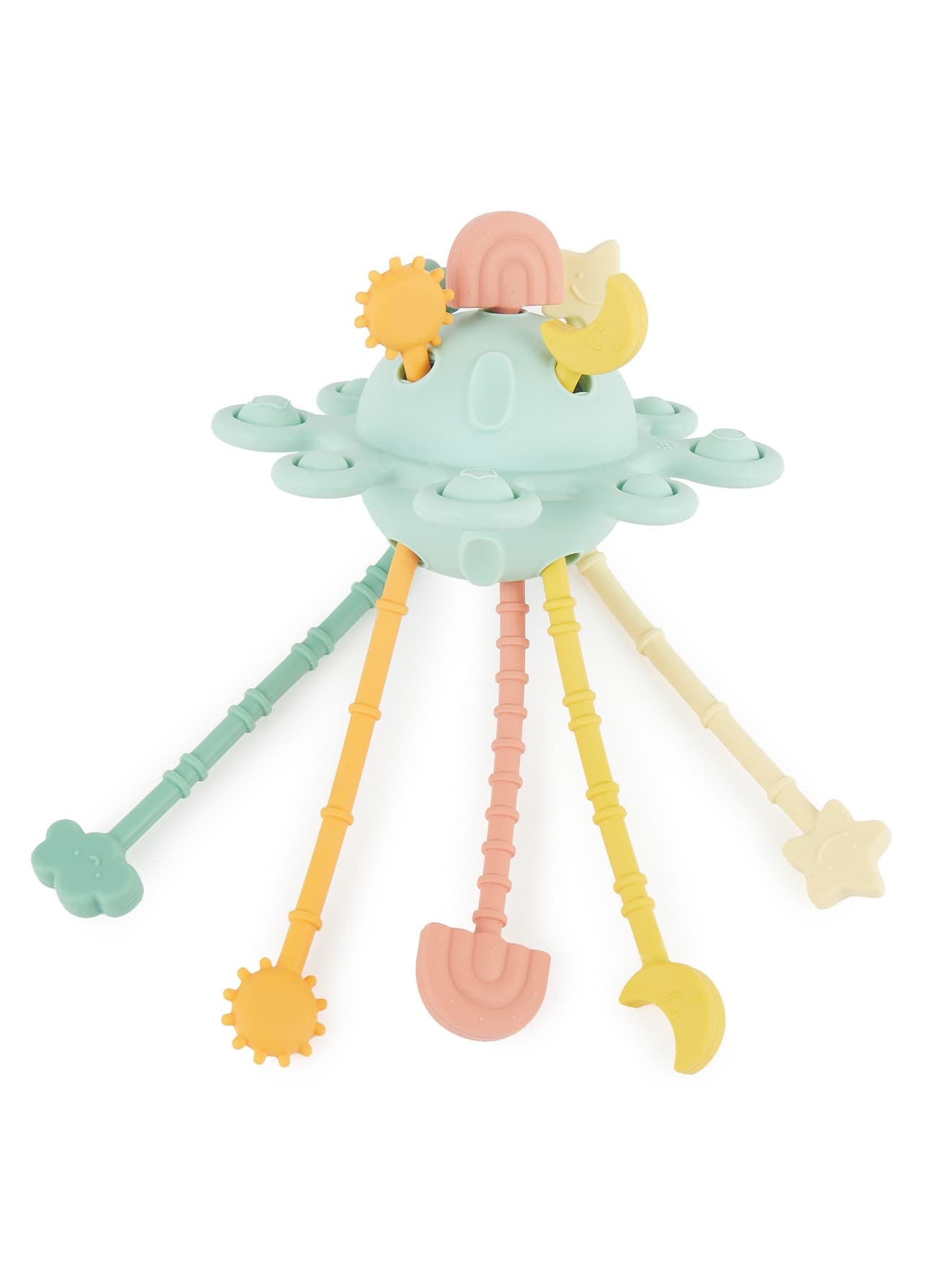 Bieco - Silikon Montessori Aktivitätsspielzeug eucalyptus