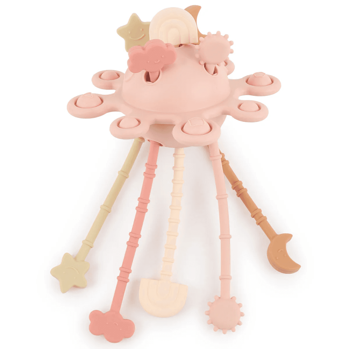 Bieco - Montessori Silikon Activity Planet Dreamy Rose 