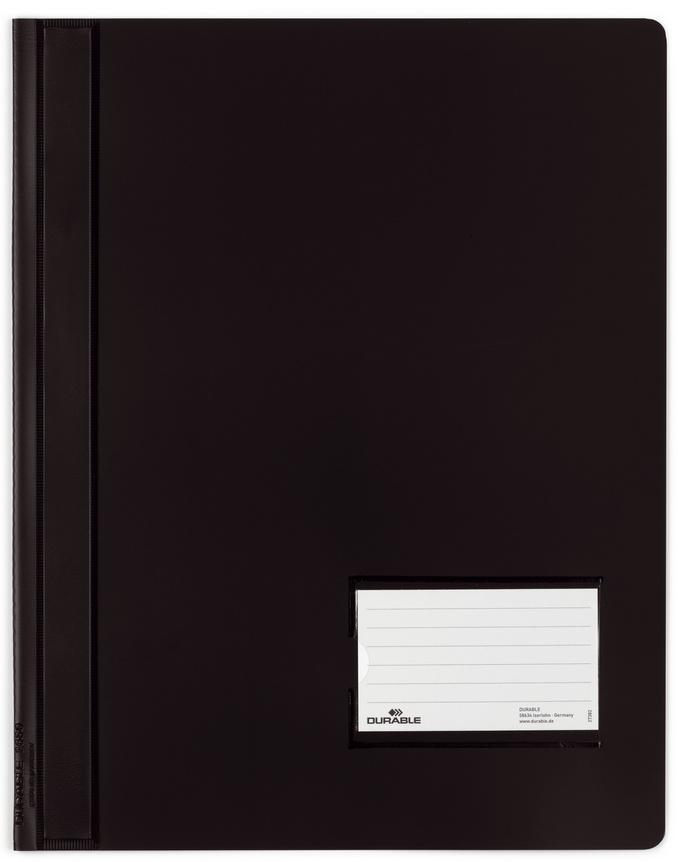 DURALUX Schnellhefter A4 PP schwarz