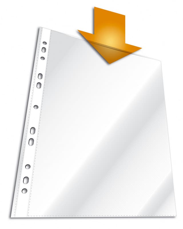 DURABLE Prospekthülle A4 oben offen PP glänzend, glasklar